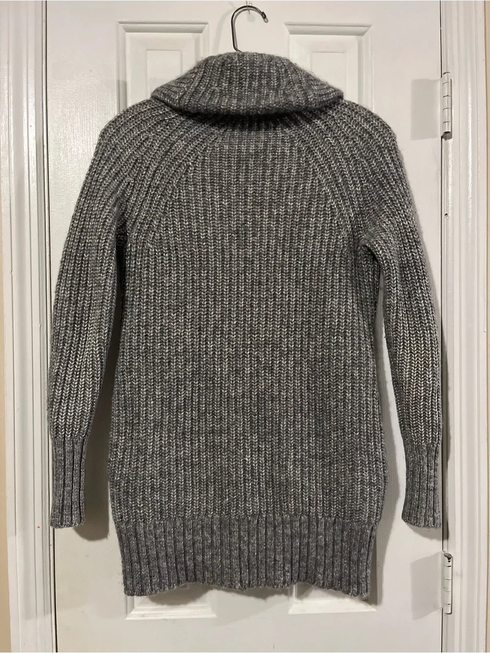 Banana Republic The Grandfather Shawl Collar Cardigan Ribbed Italian Wool UNISEX